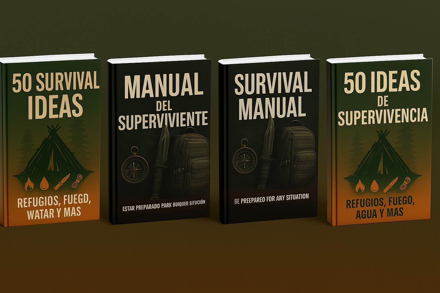 🔥 Pack de Supervivencia Total – 4 Libros + Bonus Exclusivo